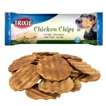 Ласощі для собак Trixie "Chicken Chips" зі смаком курки, d 4 см, 100 г TX-31627 фото