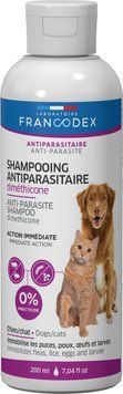 LABORATOIRE FRANCODEX GENTLE SHAMPOO DIMETHICONE DOG & CAT М&rsquo;який шампунь з диметиконом для котів і собак, 200 мл 172466 фото