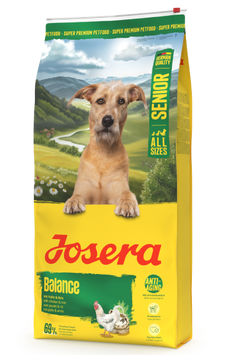 Сухий корм для літніх і дорослих собак Josera Balance з низьким вмістом жиру і білку 0,9 кг 121833 фото