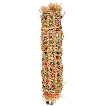 Flamingo Papyr Parakeet Toy Tube ФЛАМІНГО ТУБУС іграшка з дзвіночком для папуг 110085 фото