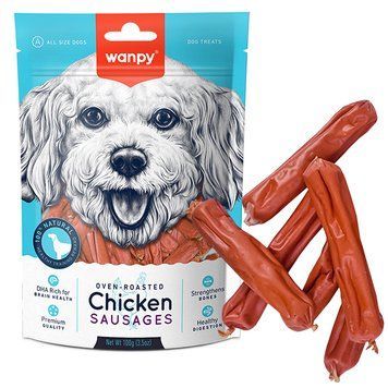Wanpy Chicken Sausages ВАНПІ КУРЯЧІ СОСИСКИ ласощі для собак SA-01H фото