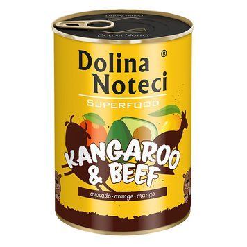 Консерва Dolina Noteci Superfood для cобак з м'ясом кенгуру та яловичини,400 гр DN 400 (688) фото
