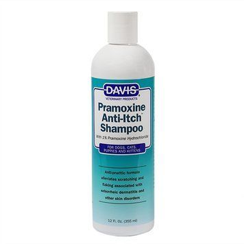 Davis Pramoxine Anti-Itch Shampoo ДЕВІС ПРАМОКСИН дерматокосметичний шампунь від свербежу з 1% прамоксину гідрохлоридом для собак і котів