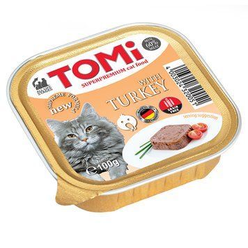 TOMi Turkey ТОМІ ІНДИЧКА консерви для котів, паштет 320051 фото