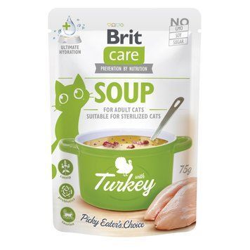 Корм вологий "Суп для котів Brit Care Soup with Turkey з індичкою", 75 г 1111182591 фото