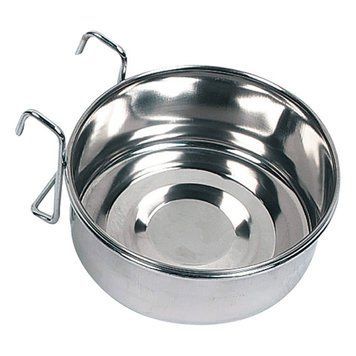 Flamingo Feeder With Hook ФЛАМІНГО годівниця для кроликів, морських свинок, середніх папуг, навісна з гачками 1030073 фото