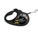 Повідець-рулетка для собак WAUDOG R-leash, малюнок "Бетмен Чорний", XS, до 12 кг, 3 м, світловідбиваюча стрічка чорний 8123-1001-01 фото