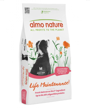 Almo Nature Life Maintenance M для дорослих собак середніх порід зі свіжим лососем 745 фото