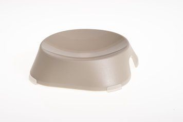 FIBOO Пласка миска з антиковзними накладками Flat Bowl, бежевий FIB0090 фото