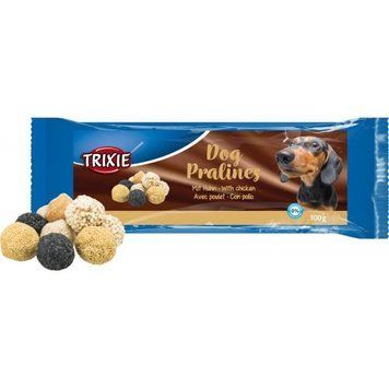 Ласощі для собак Trixie "Dog Pralines with chicken" з куркою та злаками, 100 г TX-31652 фото