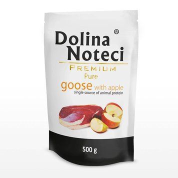 Пауч Dolina Noteci Premium Pure для собак алергіків з гускою та яблуком, 500 гр DN 500 (908) фото