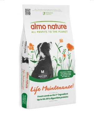 Almo Nature Life Maintenance M для дорослих собак середніх порід зі свіжим ягням 741 фото