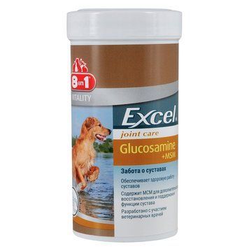 Вітаміни 8in1 Excel &laquo;Glucosamine + MSM&raquo; для собак, 55 шт (для суглобів) 4048422124290 фото