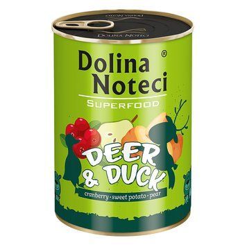 Консерва Dolina Noteci Superfood для cобак з олениною та качкою,400 гр DN 400 (626) фото