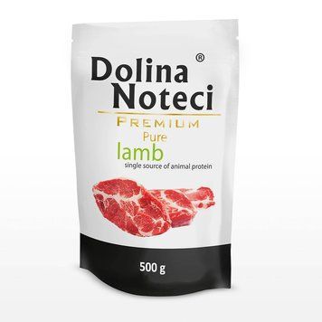 Пауч Dolina Noteci Premium Pure для собак алергіків з ягням,500 гр DN 500 (915) фото