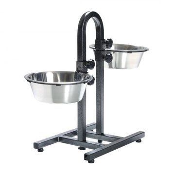 Стійка з мисками для собак Trixie 2 x 2,8 л / 24 см, h:43 см TX-2497 фото
