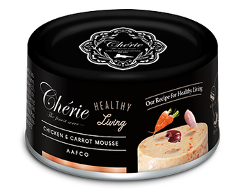 Cherie 80g Healthy Living Мус з курки та моркви для котів CHT21707 фото