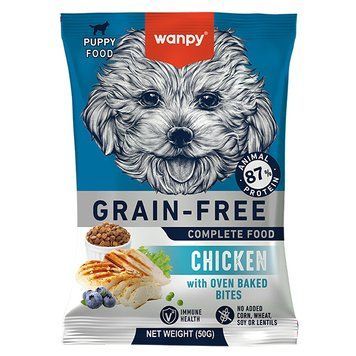 Сухий беззерновий корм Wanpy Puppy Grain Free Chicken для цуценят DFC-01-0,05 фото