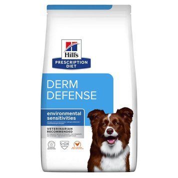 Hill&rsquo;s PRESCRIPTION DIET Derm Defense Сухий корм при атопічному дерматиті у собак, з куркою, 12 кг 606277 фото