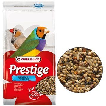 Versele-Laga Prestige Tropical Finches ВЕРСЕЛЕ-ЛАГА ПРЕСТИЖ ТРОПІКАЛ зернова суміш корм для тропічних птахів, зябликів, в`юрків 215203 фото