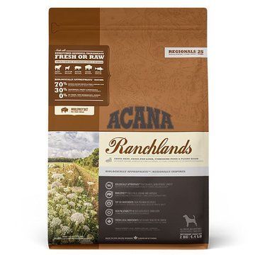 ACANA RANCHLANDS RECIPE Ренчлендс Ресіпе ДЛЯ ВСІХ ПОРІД ТА ВСІХ СТАДІЙ ЖИТТЯ 2 кг a54320 фото