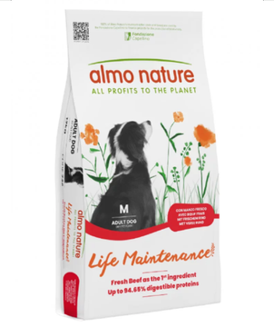 Almo Nature Life Maintenance M для дорослих собак середніх порід зі свіжою яловичиною 746 фото