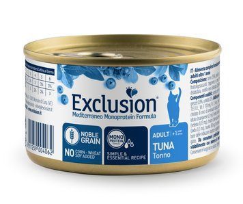 Exclusion Mediterraneo Monoprotein Formula Вологий корм з тунцем для дорослих котів 05206 фото