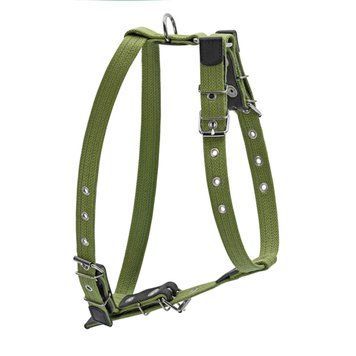 Шлея бавовняна тасьма CoLLaR Брезент для малих та середніх собак (ширина 20мм, А:36-57см, В:55-65см) 0635 фото