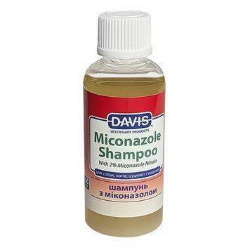 Davis Miconazole Shampoo ДЕВІС МІКОНАЗОЛ дерматокосметичний шампунь з 2% нітратом міконазолу для собак і котів із захворюваннями шкіри