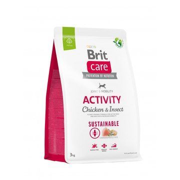 Сухий корм Brit Care Dog Sustainable Activity для собак з підвищеною активністю, з куркою та комахами, 3 кг 8595602559237 фото