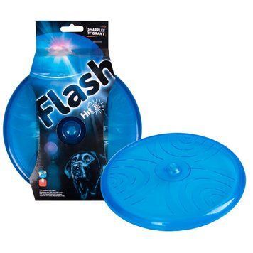 Flamingo Frisbee+LED ФЛАМІНГО ФРІCБІ з LED підсвічуванням гумова іграшка для собак 514961 фото