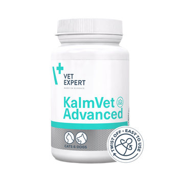 Vet Expert KalmVet Advanced КалмВет Едвансд (60 капс.Twist off)- Нутрицевтична добавка, що зменшує симпотоми стресу у котів і собак 212022 фото