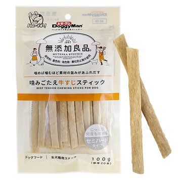 DoggyMan Beef Tendon Sticks ДОГГІМЕН ЯЛОВИЧЕ СУХОЖИЛЛЯ жувальні ласощі для собак 82410 фото