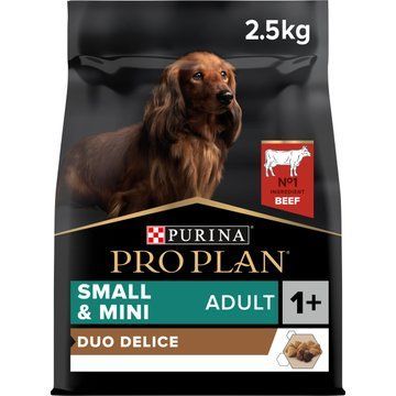 Сухий корм PRO PLAN Small&Mini Adult 1+ Duo Delice для дорослих дрібних порід з яловичиною 2.5кг 7613034819758 фото