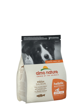 Almo Nature Life Maintenance M-L для дорослих собак середніх і великих порід зі свіжим лососем 735 фото