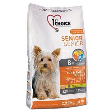 1st Choice Senior Toy&Small Breeds ФЕСТ ЧОЙС СЕНЬЙОР МІНІ КУРКА сухий суперпреміум корм для літніх або малоактивних собак міні та малих порід	2.72кг ФЧССММ2_72 фото