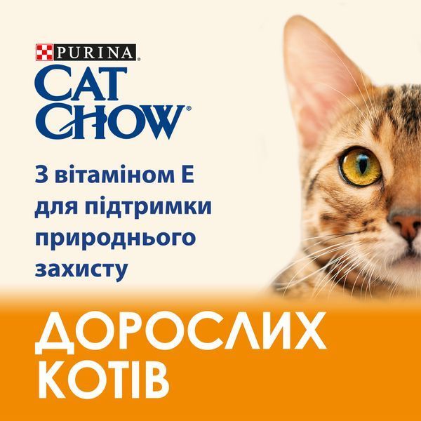 Сухий корм CAT CHOW Adult для дорослих котів, з куркою, 15 кг 5997204514127 фото