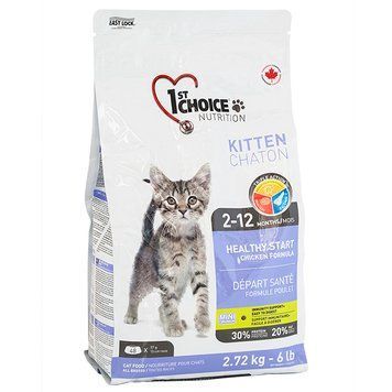 1st Choice Kitten Healthy Start ФЕСТ ЧОЙС КУРКА ДЛЯ КОШЕНЯТ сухий суперпреміум корм для кошенят ФЧККН2_72 фото