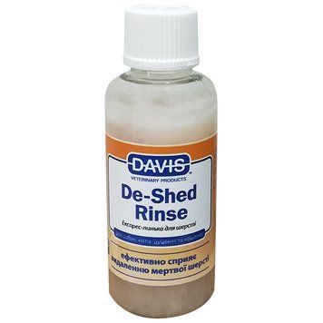 Davis De-Shed Rinse ДЕВІС ПОЛЕГШЕННЯ ЛИНЬКИ ополіскувач для собак і котів, концентрат DSRR50 фото