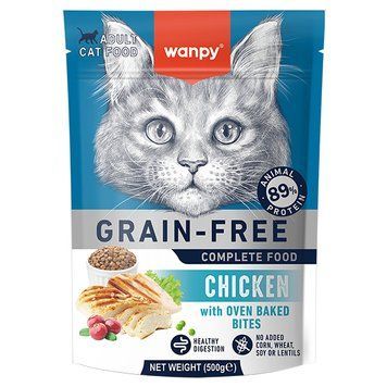 Сухий беззерновий корм Wanpy Adult Cat Grain Free Chicken для дорослих котів CFC-03-0,5 фото