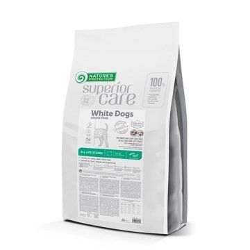 Nature's Protection Superior Care White Dogs Grain Free Insect All Sizes&Life Stages Сухий беззерновий корм для собак усіх розмірів і стадій життя з протеїном комах, 17 кг NPSC47647 фото