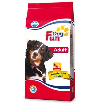 Повнораціонний сухий корм Farmina Fun Dog, для дорослих собак, з куркою, 20 кг 156400 фото