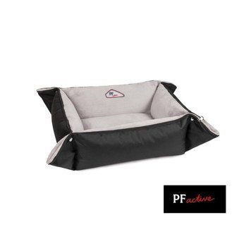 Лежак-трансформер Pet Fashion &laquo;Simon&raquo; для собак, 52х42х18 см, сірий/чорний 4823082417605 фото