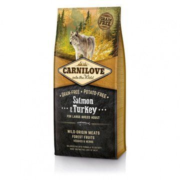 Сухий корм Carnilove Salmon & Turkey для дорослих собак великих порід, лосось та індичка, 12 кг 8595602508945 фото