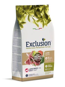 Exclusion Mediterraneo Monoprotein Formula Сухий корм з ягням для дорослих собак великих порід 05181 фото