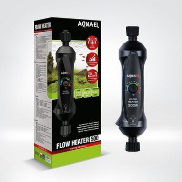 Обігрівач Aquael для акваріуму Flow Heater проточний з системою регулювання One Touch 500 Вт 5905546326100 фото