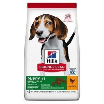 Hill&rsquo;s SCIENCE PLAN Puppy Medium Breed Сухий корм для цуценят середніх порід, з куркою, 2,5 кг 604267 фото