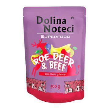 Пауч Dolina Noteci Superfood для cобак з косулі та яловичиною,300 гр DN 300 (494) фото