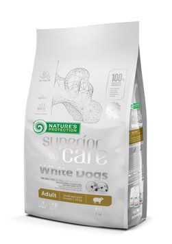 Nature's Protection Superior Care White Dogs Lamb Adult Small and Mini Breeds Сухий корм для дорослих собак малих порід з ягням, 10 кг NPSC45664 фото