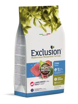 Exclusion Mediterraneo Monoprotein Formula Сухий корм з тунцем для дорослих собак великих порід 05182 фото